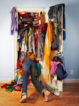 Segregate your wardrobe into everyday clothing, office wear and party wear. (iStock) Segregate your wardrobe into everyday clothing, office wear and party wear. (iStock)