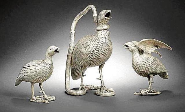 The silver ‘Partridge Tea Service’ crafted by Oomersi Mawji. (PHOTO: BONHAMS) The silver ‘Partridge Tea Service’ crafted by Oomersi Mawji. (PHOTO: BONHAMS)