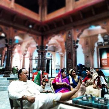 Chilling like a babuji. (Instagram) Chilling like a babuji. (Instagram)