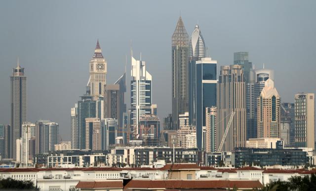 A view of the 75-storey Gevora Hotel. (AFP)