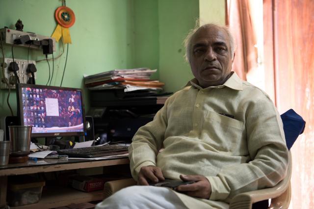 Sanjoy Sachdev at his shelter home for rescued lovers. (Sarang Gupta/HT) Sanjoy Sachdev at his shelter home for rescued lovers. (Sarang Gupta/HT)