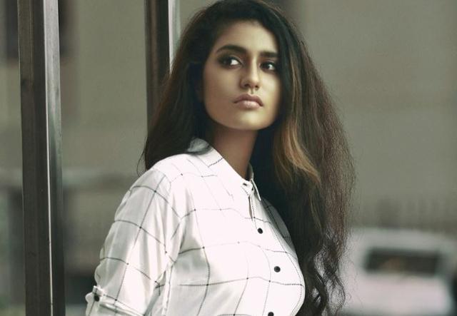 Priya Prakash Varrier in a screen grab from the song Manikya Malaraya Poovi.