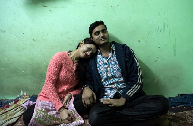 Kavita Solanki and Ajay Singh. (Sarang Gupta/HT) Kavita Solanki and Ajay Singh. (Sarang Gupta/HT)