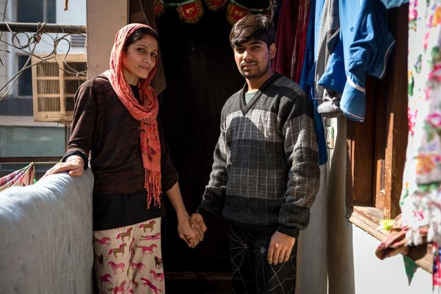 Sonal and Ketan Patdiya’s families have pledged to kill them. (Sarang Gupta/HT) Sonal and Ketan Patdiya’s families have pledged to kill them. (Sarang Gupta/HT)