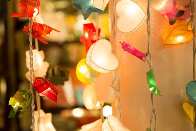 Fairy lights in hues of red and pink come in handy for an excellent lighting option as well as creating a beautiful romantic vibe. (iStock) Fairy lights in hues of red and pink come in handy for an excellent lighting option as well as creating a beautiful romantic vibe. (iStock)