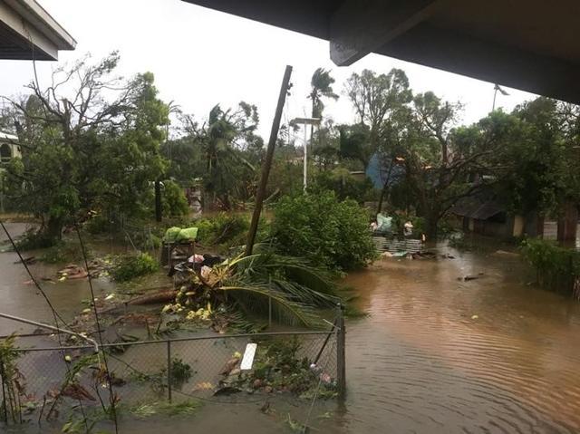 The aftermath of cyclone Gita is seen in Nuku'alofa, Tonga. (Reuters) The aftermath of cyclone Gita is seen in Nuku'alofa, Tonga. (Reuters)