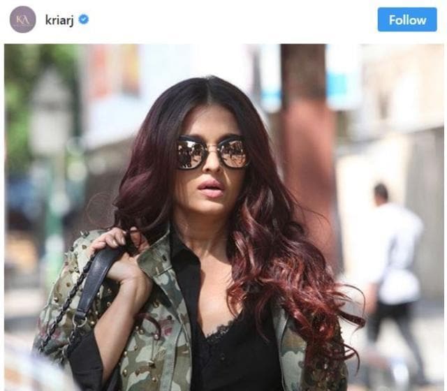 All you’d have to do is buy a jacket, accessorise it with some studs or broaches and wrap it around yourself to get Aishwarya’s chic street style. (Instagram/ kriarj)