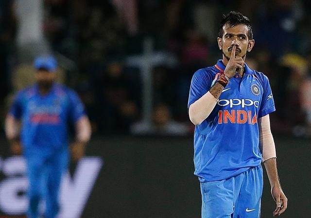 India's Yuzvendra Chahal celebrates after dismissing South Africa's batsman David Miller during the fifth ODI cricket match between South Africa and India at St George Park in Port Elizabeth. (AFP) India's Yuzvendra Chahal celebrates after dismissing South Africa's batsman David Miller during the fifth ODI cricket match between South Africa and India at St George Park in Port Elizabeth. (AFP)