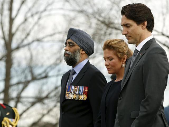 Canada’s Prime Minister Justin Trudeau (R) with defence minister Harjit Sajjan (L) in Ottawa. (Reuters File) Canada’s Prime Minister Justin Trudeau (R) with defence minister Harjit Sajjan (L) in Ottawa. (Reuters File)