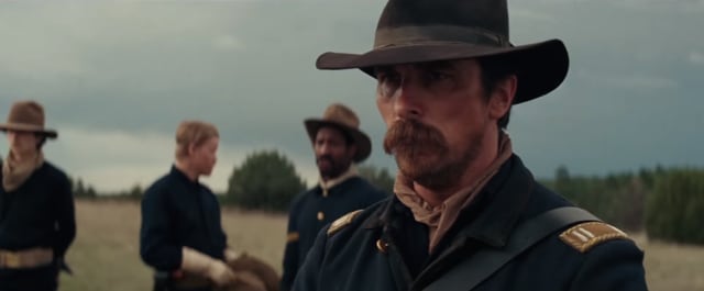 Christian Bale giving competition to Hercule Poirot.