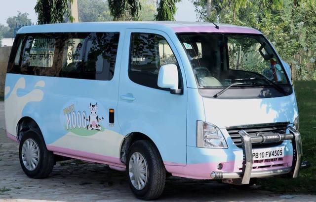 The Mooo vans launched by UDAY (Avteg Pvt Ltd). The Mooo vans launched by UDAY (Avteg Pvt Ltd).