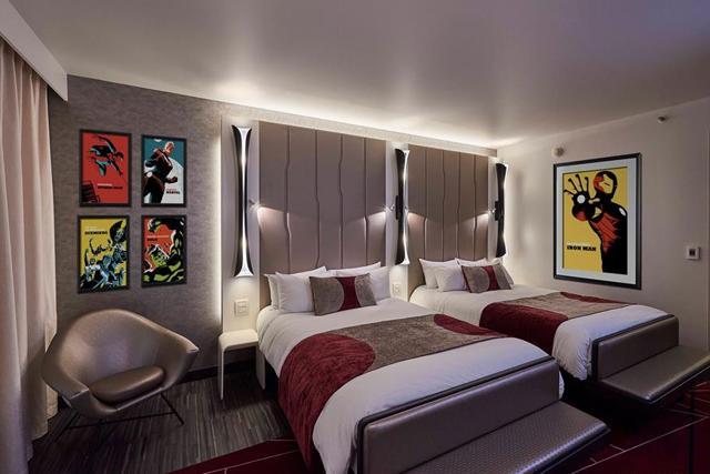 With exclusive artwork and a new design, it will be a residence fit for Tony Stark himself. (Disneyland Paris/Facebook) With exclusive artwork and a new design, it will be a residence fit for Tony Stark himself. (Disneyland Paris/Facebook)
