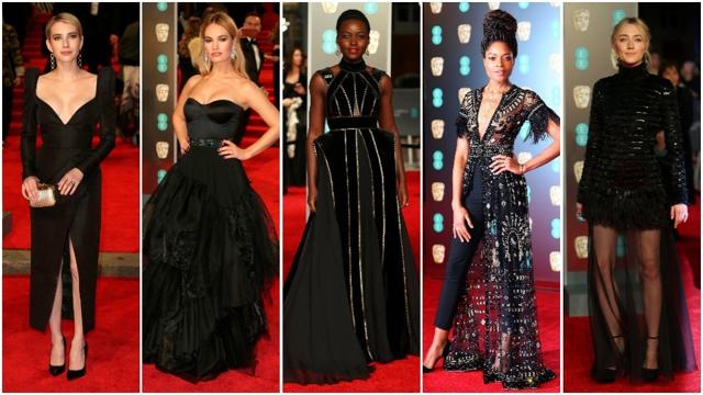 Emma Roberts, Lilly James, Lupita N’yongo, Noami Harris and Saoirse Ronan. Emma Roberts, Lilly James, Lupita N’yongo, Noami Harris and Saoirse Ronan.