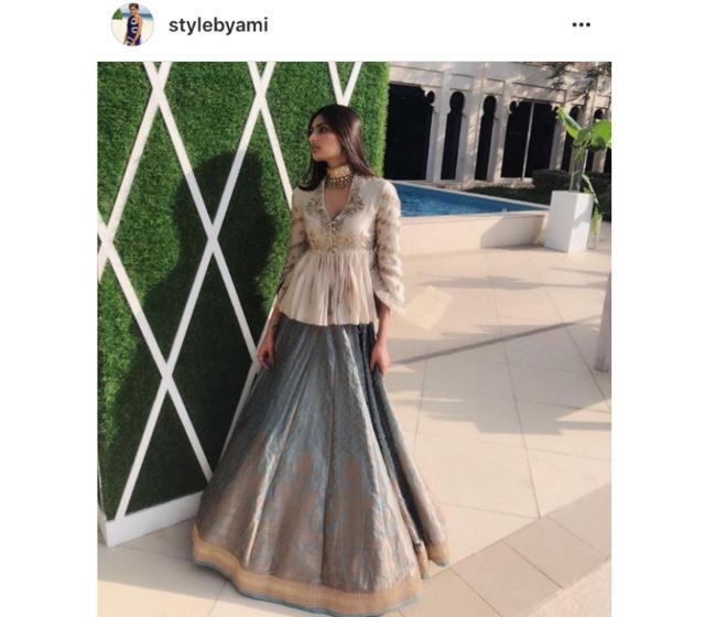 Athiya Shetty in Jayanti Reddy. (Instagram/ stylebyami) Athiya Shetty in Jayanti Reddy. (Instagram/ stylebyami)