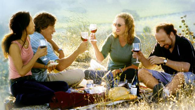 A still from the movie Sideways. A still from the movie Sideways.