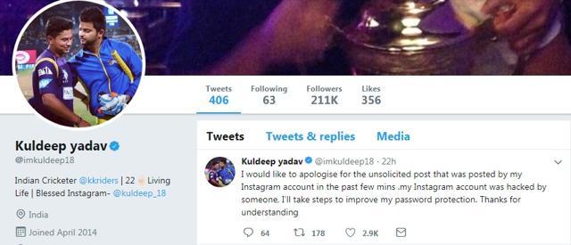 Kuldeep Yadav had taken 17 wickets and played a huge role in India’s first-ever bilateral ODI series win in South Africa. (Twitter)