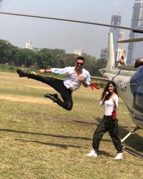 Tiger and Disha all set to launch the trailer of Baaghi 2. Tiger and Disha all set to launch the trailer of Baaghi 2.