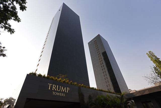 Trump Towers Pune at Kalyani Nagar (Pratham Gokhale/HT Photo) Trump Towers Pune at Kalyani Nagar (Pratham Gokhale/HT Photo)