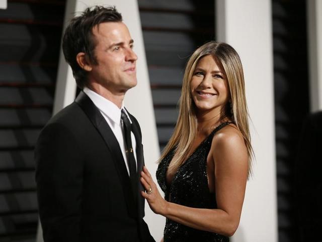 Aniston “doing good” after her split with Theroux. Aniston “doing good” after her split with Theroux.