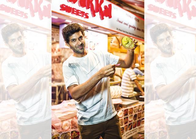 Purab seems to be checking the kesar firni for its richness at Tawakkal Sweets (Shivangi Kulkarni) Purab seems to be checking the kesar firni for its richness at Tawakkal Sweets (Shivangi Kulkarni)