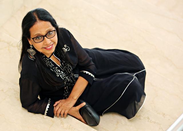 Designer Anju Modi is a part of the jury. (Manoj Verma/HT) Designer Anju Modi is a part of the jury. (Manoj Verma/HT)