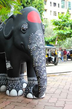Fashion designer Masaba Gupta’s sculpture is titled Amani. (Anya Claxton for Elephant Family) Fashion designer Masaba Gupta’s sculpture is titled Amani. (Anya Claxton for Elephant Family)