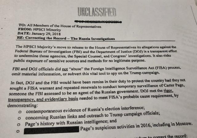 Democrats release memo, rebut Republicans on Russia probe | World News ...