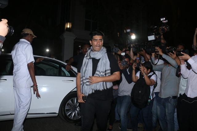 Mumbai: Fashion designer Manish Malhotra at actor Anil Kapoor's residence. (IANS) Mumbai: Fashion designer Manish Malhotra at actor Anil Kapoor's residence. (IANS)