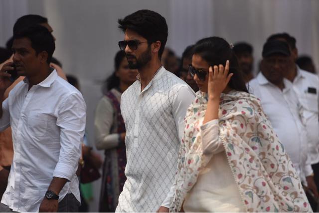 Shahid Kapoor and Mira Rajput (HT Photo) Shahid Kapoor and Mira Rajput (HT Photo)