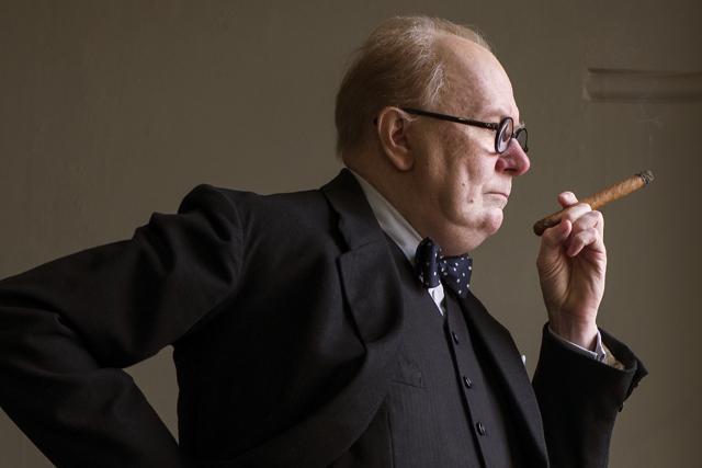 This image released by Focus Features shows Gary Oldman as Winston Churchill in a scene from Darkest Hour. (AP) This image released by Focus Features shows Gary Oldman as Winston Churchill in a scene from Darkest Hour. (AP)