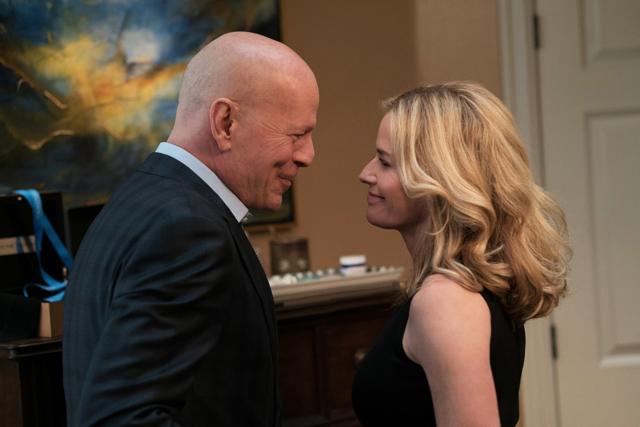 Elisabeth Shue is wasted in the role of Willis’s murdered wife Elisabeth Shue is wasted in the role of Willis’s murdered wife