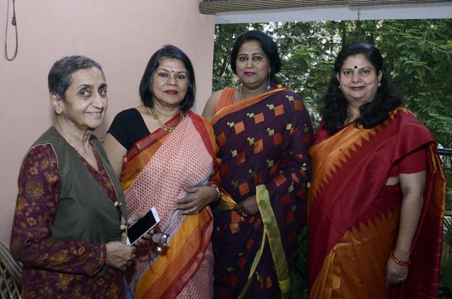 (From left to right) - Rohini Khare, Dr Anupama Sen, Binita Sen and Anubha Ramgopal of soroptimist international, Pune metro east. (Ravindra Joshi/HT PHOTO)