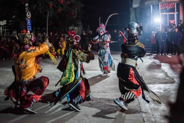 The festival being celebrated in the courtyard of an official state building in Longxian, Shaanxi province. (AFP) The festival being celebrated in the courtyard of an official state building in Longxian, Shaanxi province. (AFP)