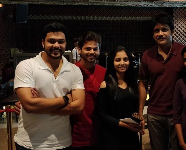 Actor Suyash Tilak, Yashoman Apte, Sayali Sanjeev and Nagarjuna