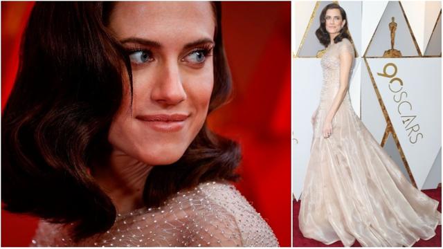 Allison Williams at the Oscars. Allison Williams at the Oscars.