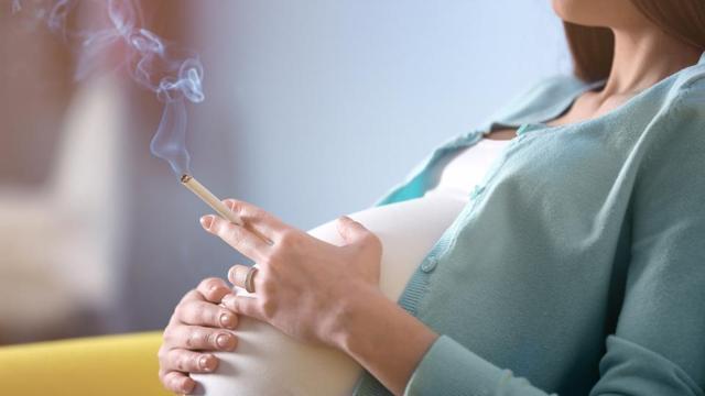 Prenatal tobacco smoke exposure was associated with a 2.5 times increase in odds of having airflow obstruction in children with asthma, the study said. (Shutterstock) Prenatal tobacco smoke exposure was associated with a 2.5 times increase in odds of having airflow obstruction in children with asthma, the study said. (Shutterstock)