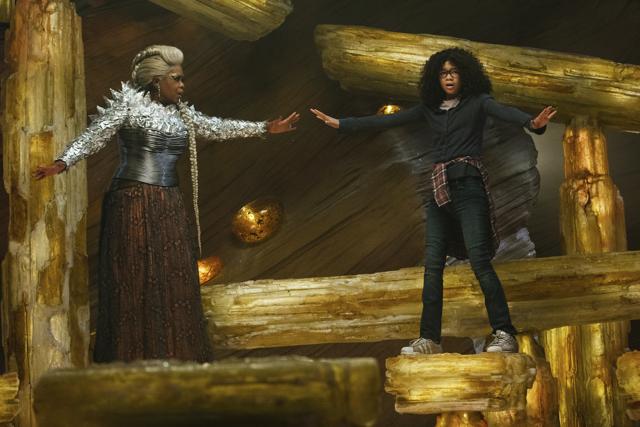 This image released by Disney shows Oprah Winfrey, left, and Storm Reid in a scene from A Wrinkle In Time. (AP) This image released by Disney shows Oprah Winfrey, left, and Storm Reid in a scene from A Wrinkle In Time. (AP)