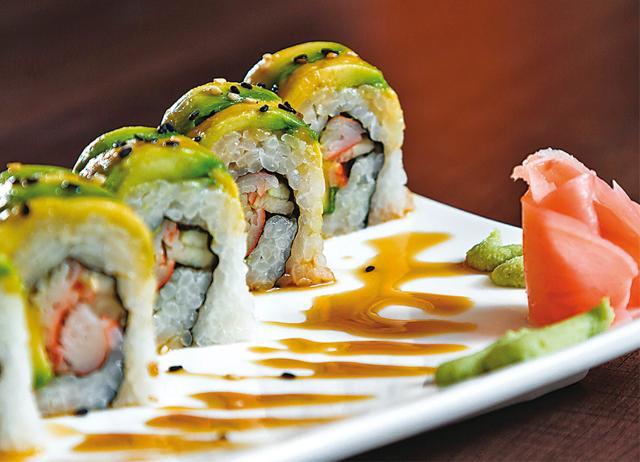 In California, they started putting avocado in sushi rolls in the 1970s to mimic the fattiness of the more expensive tuna belly (Shutterstock)