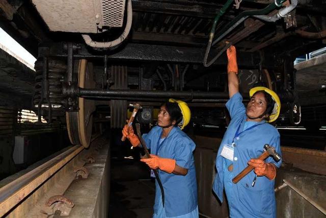 Twenty women will be part of the railways’ first all-women technical team responsible for maintenance of coaches. (Northeast Frontier Railways) Twenty women will be part of the railways’ first all-women technical team responsible for maintenance of coaches. (Northeast Frontier Railways)