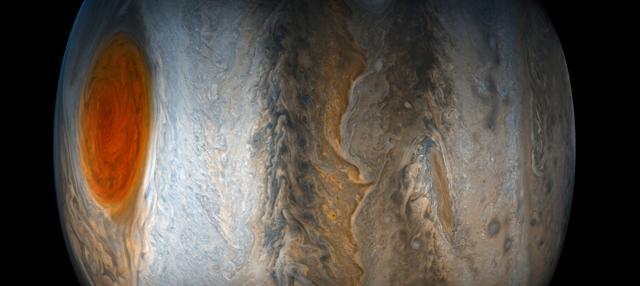 Jupiter's Great Red Spot is shown in this photo taken July 10, 2017. (REUTERS) Jupiter's Great Red Spot is shown in this photo taken July 10, 2017. (REUTERS)