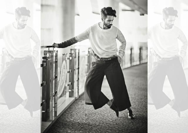 The concept of celebrity has evolved thanks to social media, believes Shahid. (T-shirt and bottoms, Bloni by Akshat Bansal; shoes, Shahid’s own; Make-up by James; Hair by Aalim Hakim; Styling by Anisha Jain; Location courtesy: Sofitel Mumbai BKC) (Rohan Shrestha) The concept of celebrity has evolved thanks to social media, believes Shahid. (T-shirt and bottoms, Bloni by Akshat Bansal; shoes, Shahid’s own; Make-up by James; Hair by Aalim Hakim; Styling by Anisha Jain; Location courtesy: Sofitel Mumbai BKC) (Rohan Shrestha)