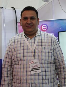 Navdeep Singh Gill’s platform got TiE product of the year award. (Keshav Singh/HT) Navdeep Singh Gill’s platform got TiE product of the year award. (Keshav Singh/HT)
