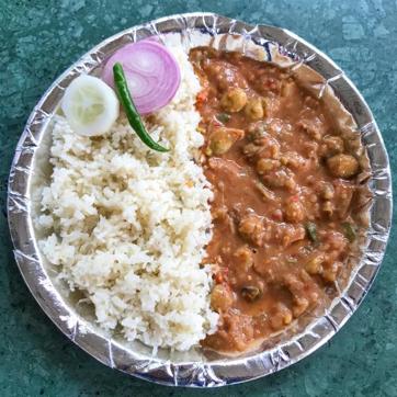 Steamed rice and Yongchak chutney (Priyansh Kumar) Steamed rice and Yongchak chutney (Priyansh Kumar)