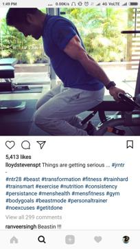 Ranveer Singh comments on Jr NTR’s look for his upcoming film. Ranveer Singh comments on Jr NTR’s look for his upcoming film.
