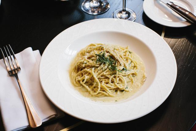 One of the best dishes on the menu is — surprise — pasta. (Stephanie Noritz/Bloomberg) One of the best dishes on the menu is — surprise — pasta. (Stephanie Noritz/Bloomberg)