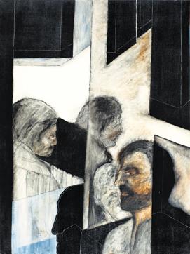 Hospital series 3, from 1987, is a meditation on the inevitability of death and what is perhaps its doorstep, the hospital) Hospital series 3, from 1987, is a meditation on the inevitability of death and what is perhaps its doorstep, the hospital)