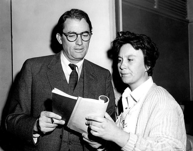 Gregory Peck and Harper Lee during the making of the 1962 movie based on her book. (IMDb.com) Gregory Peck and Harper Lee during the making of the 1962 movie based on her book. (IMDb.com)