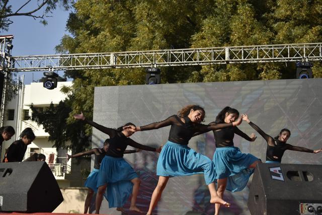 A Western Dance performance at Manjari ’18.