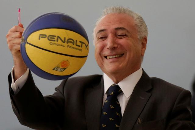 Brazil's President Michel Temer. (REUTERS) Brazil's President Michel Temer. (REUTERS)