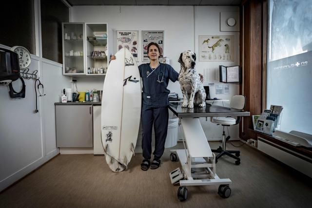 Ellen Holgersen, 32, veterinarian, in Svolvaer, northern Norway. (AFP) Ellen Holgersen, 32, veterinarian, in Svolvaer, northern Norway. (AFP)